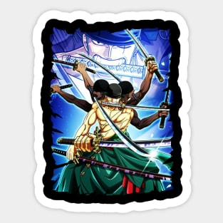 ZORO SAMURAI ANIME Sticker